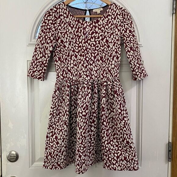 Maison Jules 3/4 Sleeve Leopard Print Dress - Picture 14 of 15